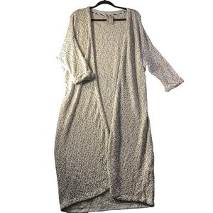 🛍️ 2/$25 DOLAN LEFT COAST COLLECTION Long Cardigan Duster Open Front L